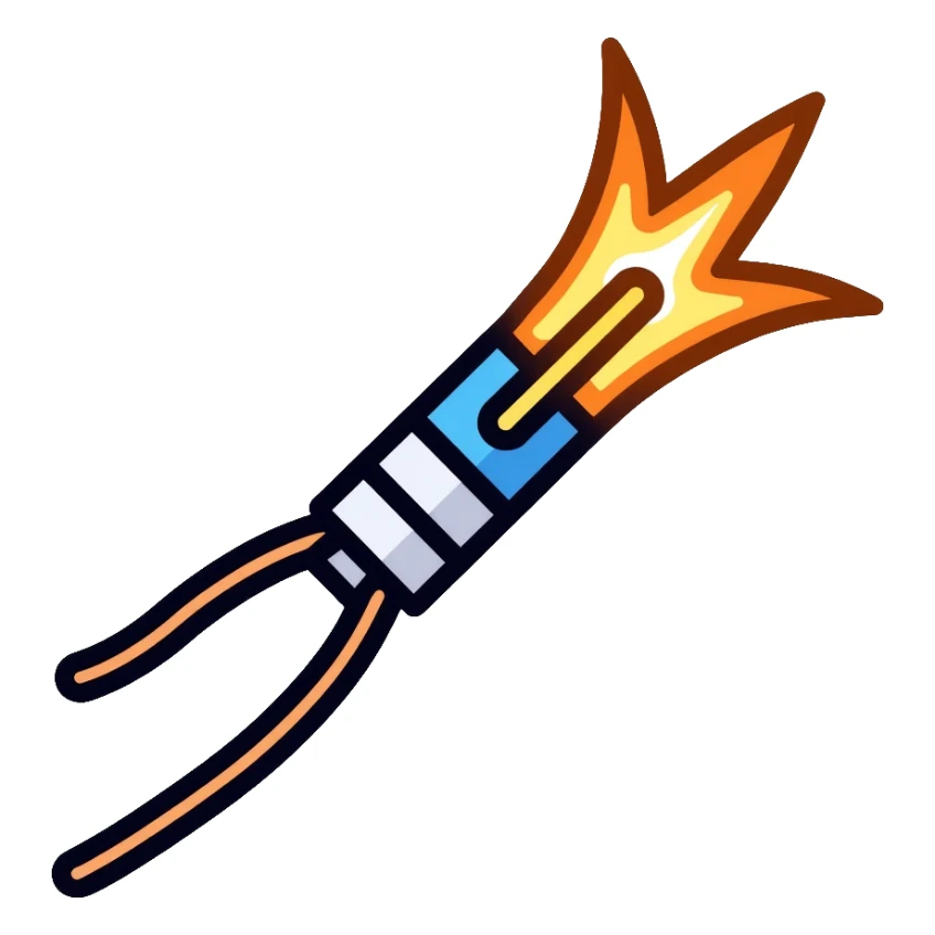 optical fiber cable with glowing light transmission sticker