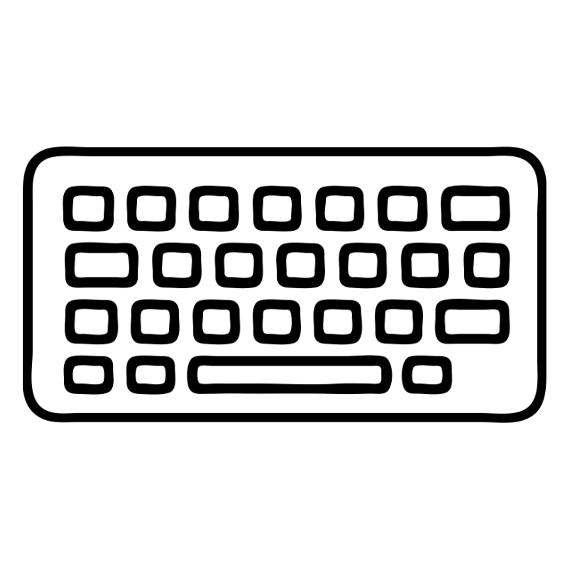 computer keyboard sticker