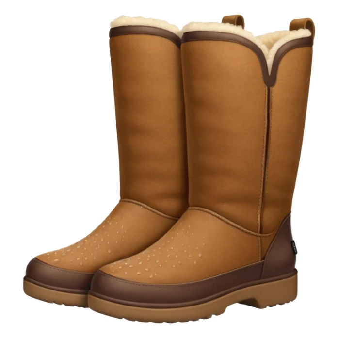 a pair of wet uggs sticker