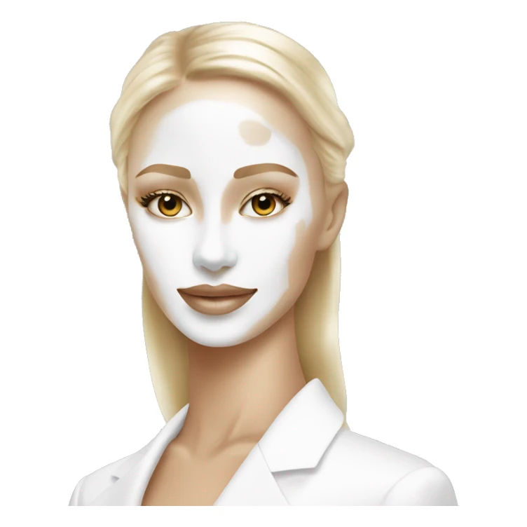 Dior white and gold skin care  sticker