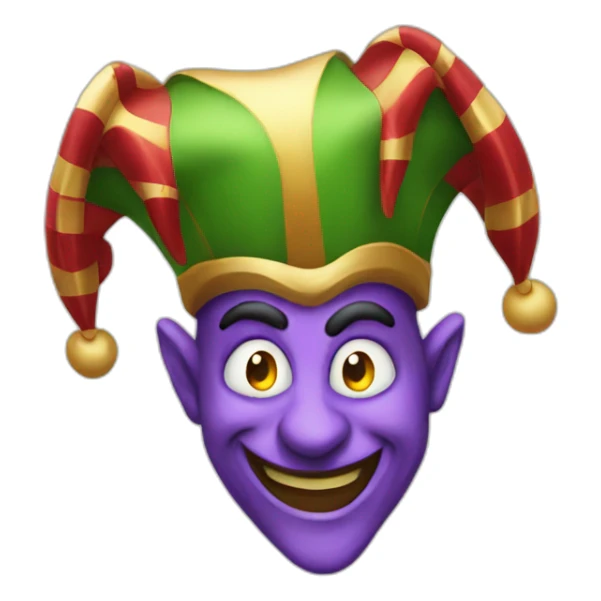 The jester sticker