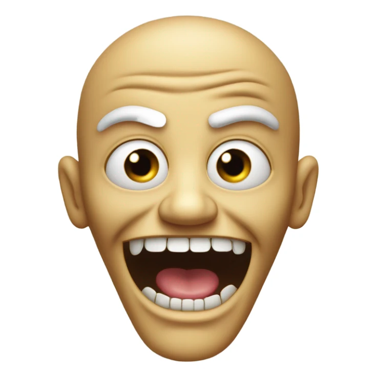 creepy smirk  sticker