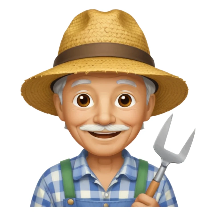 grandfather gardener sticker