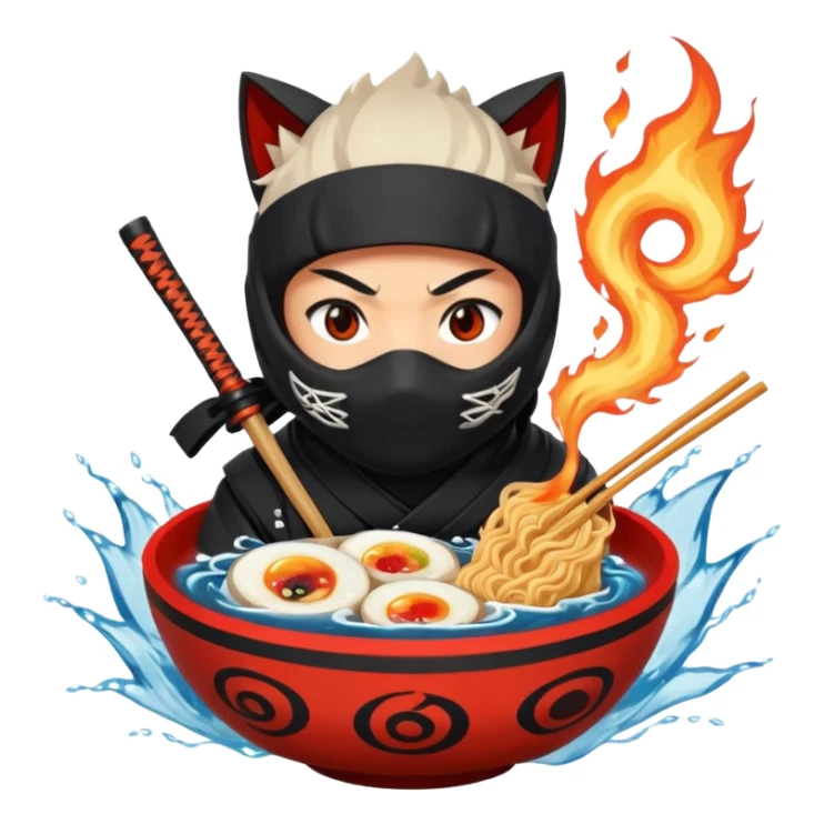 give me a set of emojis for a discord server with naruto characters themed sticker