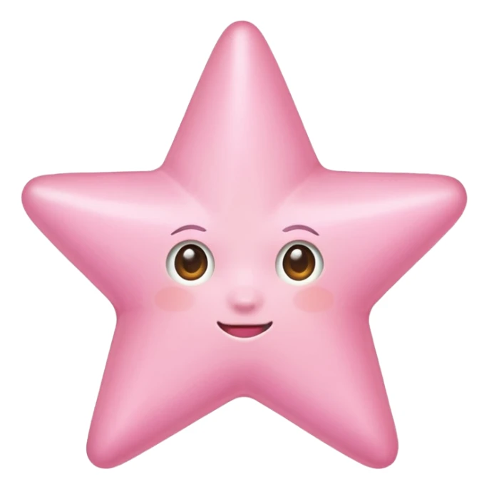 pink star sticker
