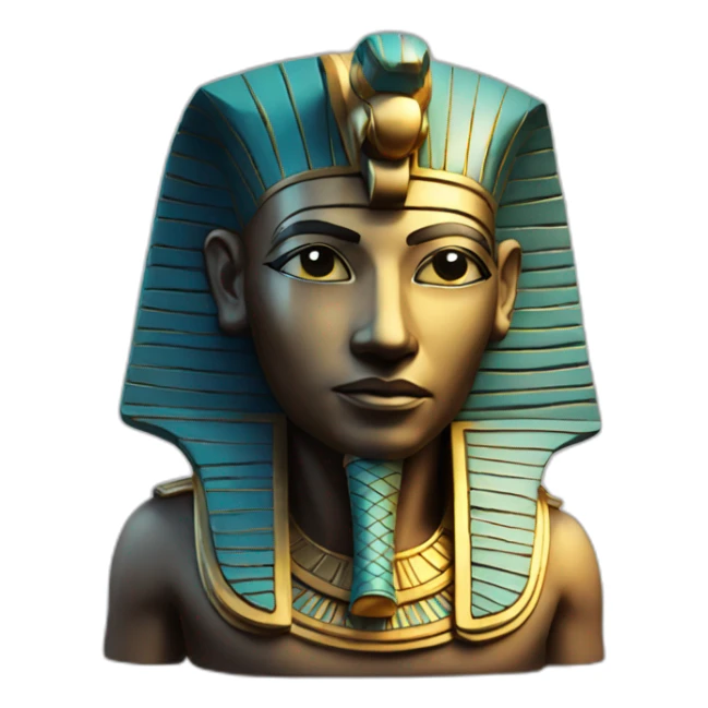 statue of egyptian god sticker