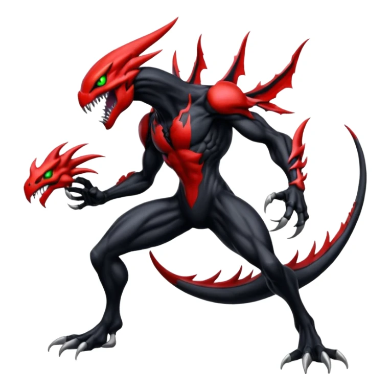 Venom-Zekrom-Darkrai-Scizor-fusion, full body sticker