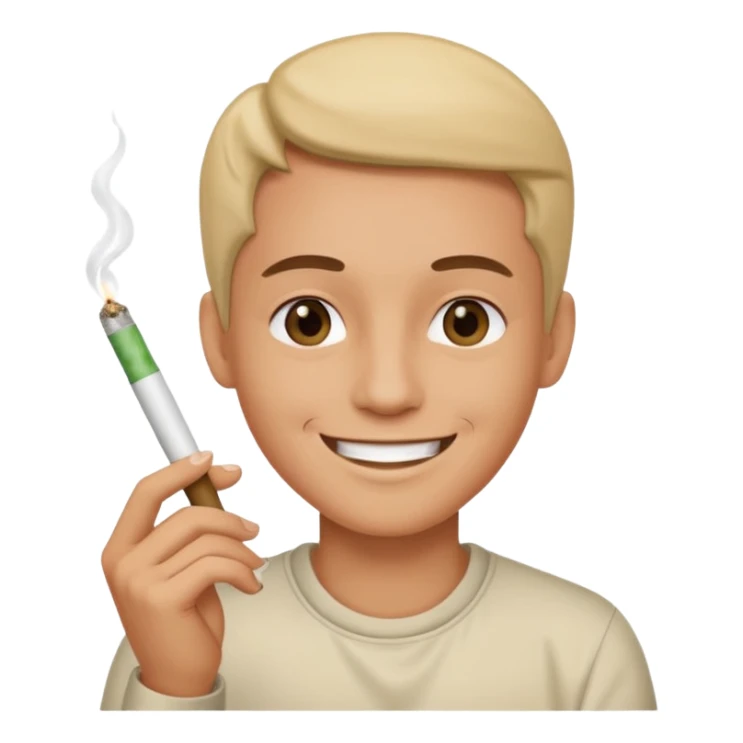 Peux tu me faire un fumeur de joint  sticker