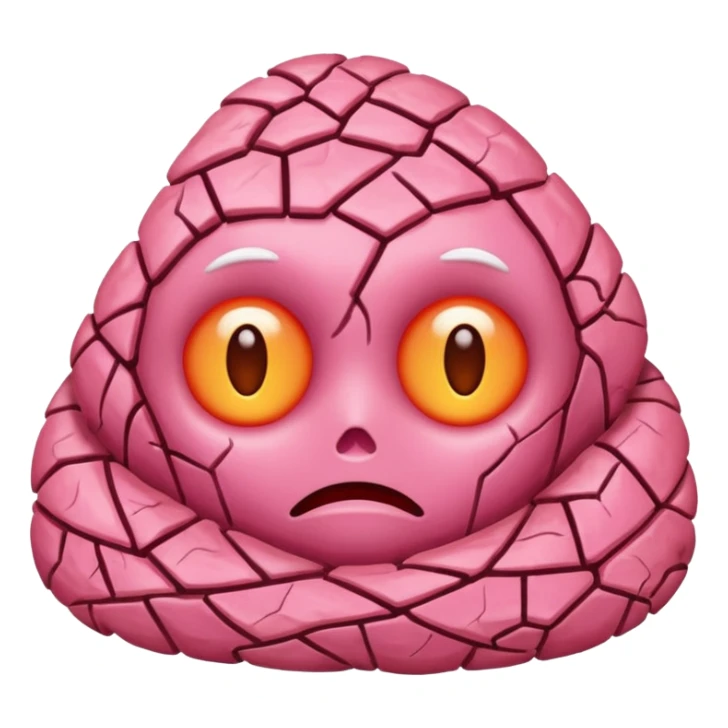 pink dead skin  sticker