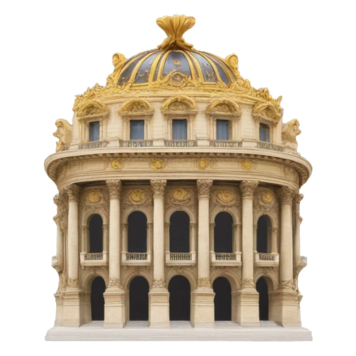 Palais Garnier of Paris sticker