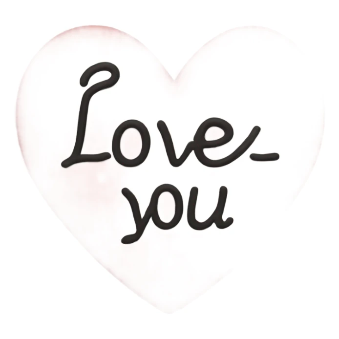Love you sticker