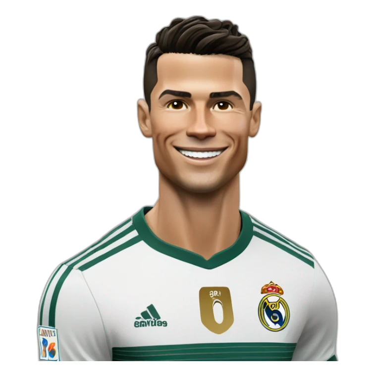 Cristiano Ronaldo qui fait la célébration siuuuu sticker