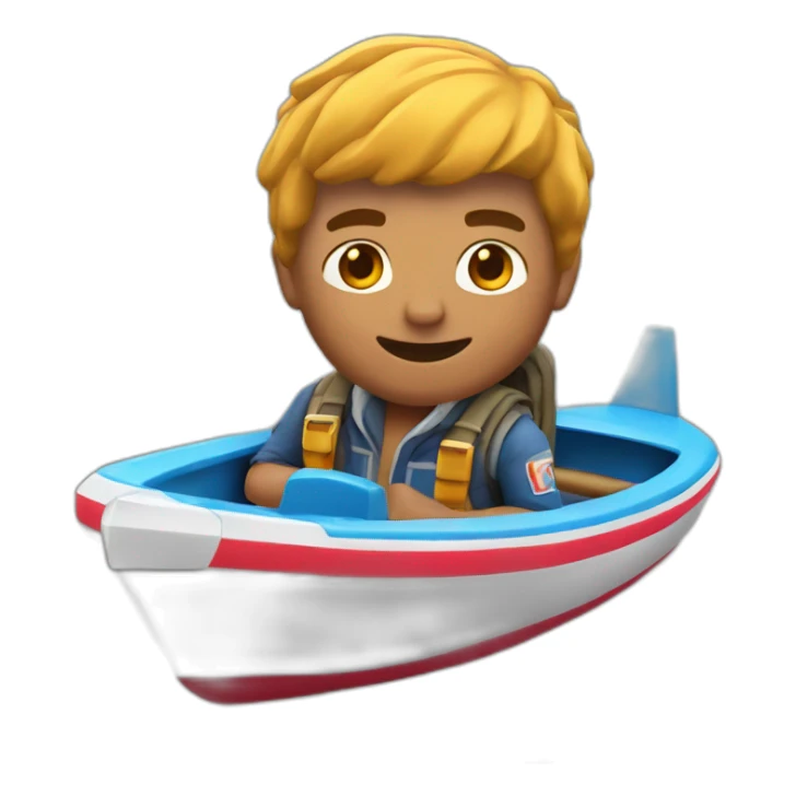 Un homme en planeur ( fornite ) sticker