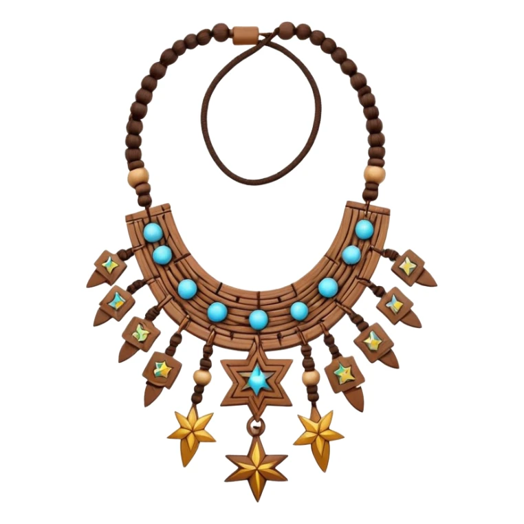 A survivor style immunity necklace with stars sticker