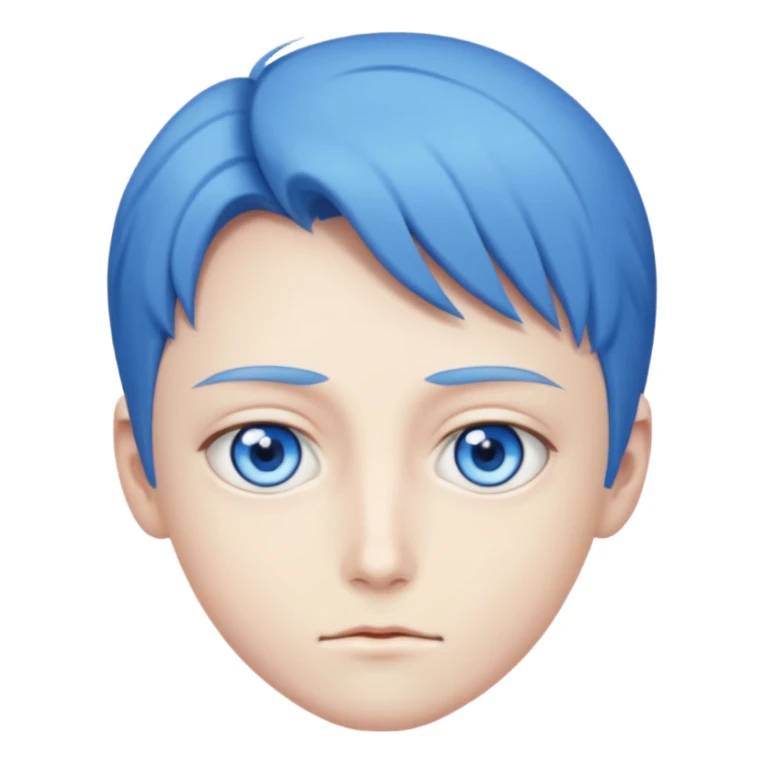 mysterious gaze of gojou satoru with blue eyes  sticker