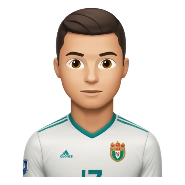 Cristiano Ronaldo football emojis sticker