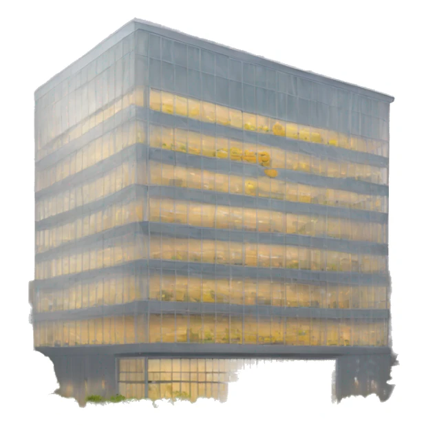 full amazon building with name of the brand (amazon) sticker