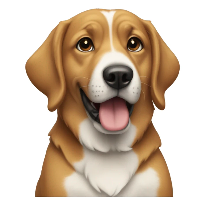 Dog saying what’s up dog sticker