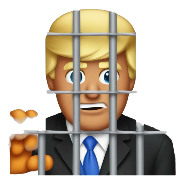 Donald trump in jail sticker