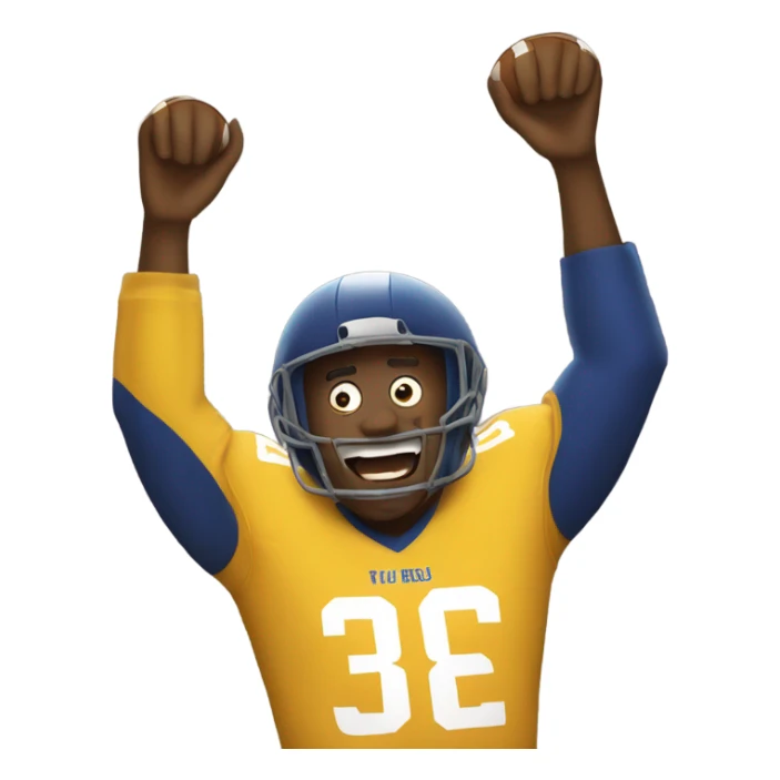 Mad eagles football fan sticker