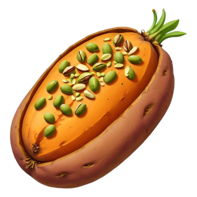 Patatine dolci con pistacchio  sticker