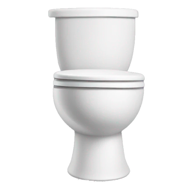 toilet with head sticking out sticker