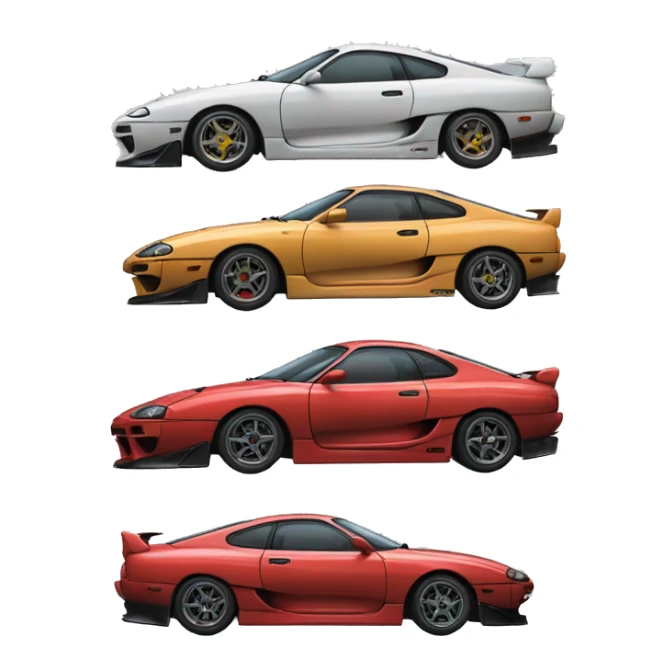 Supra mk4 de rápidos y furiosos  sticker