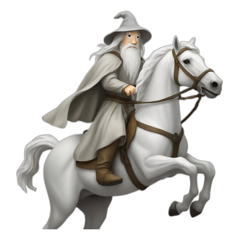 gandalf on the white horse sticker