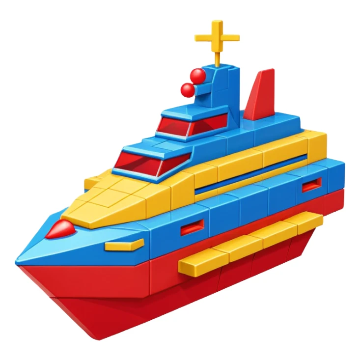 a galaga ship in a 1980s retro video game style sticker