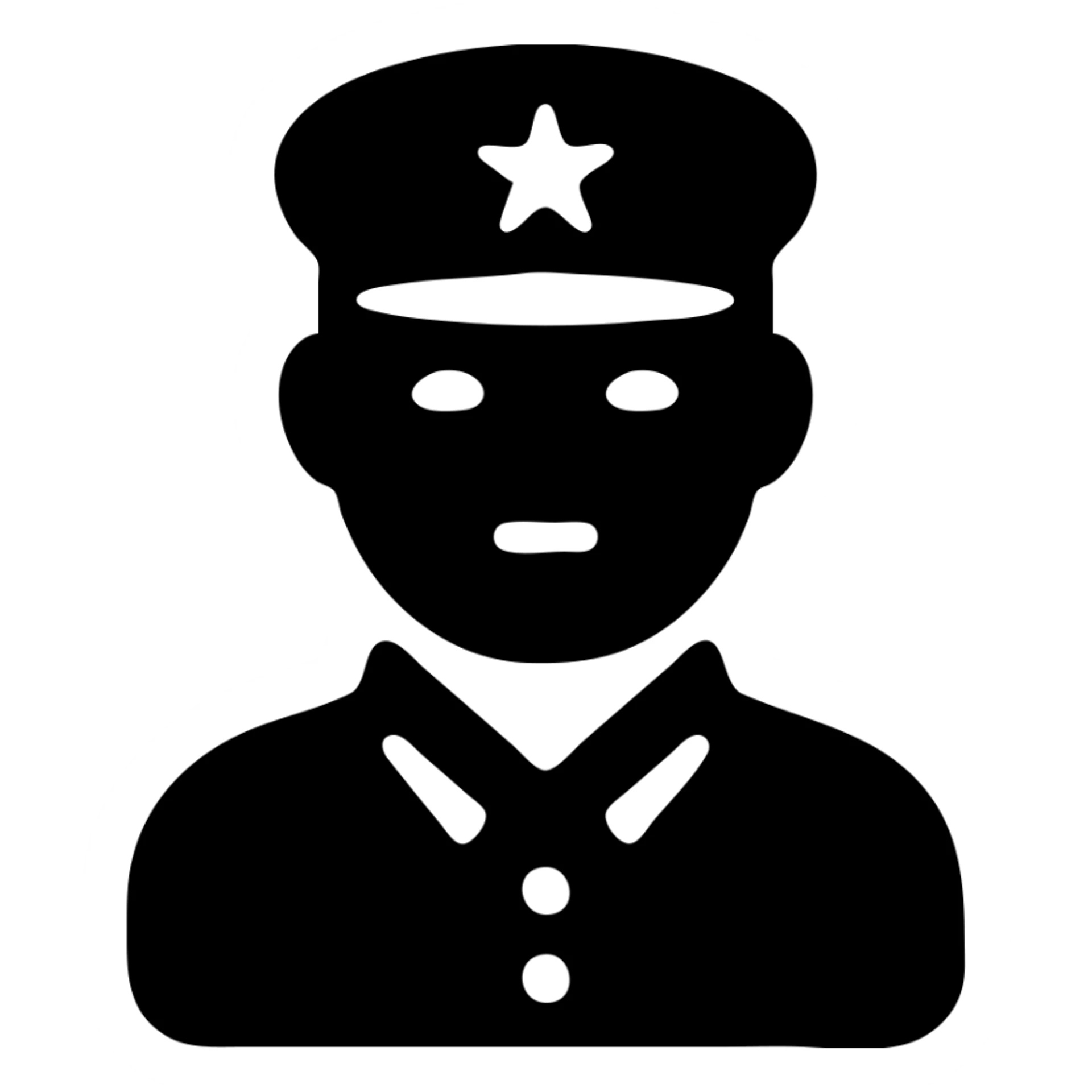 Chinese man in military uniform sticker