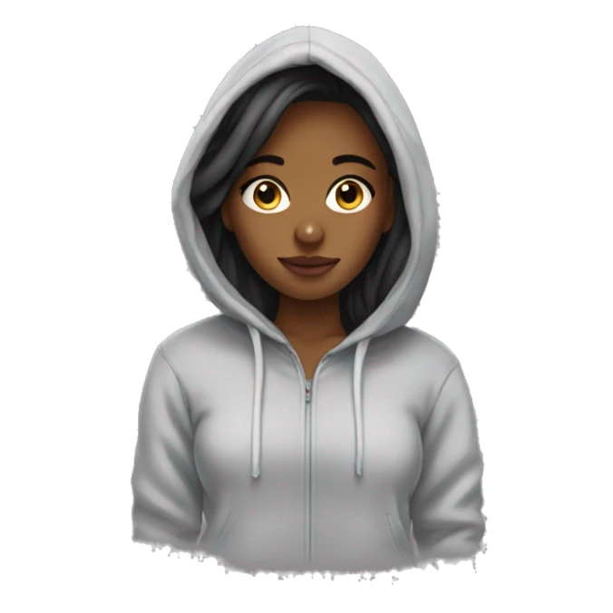 girl in boyfriends hoodie sticker