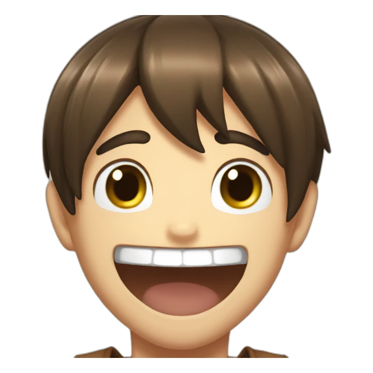 Eren who laugh sticker