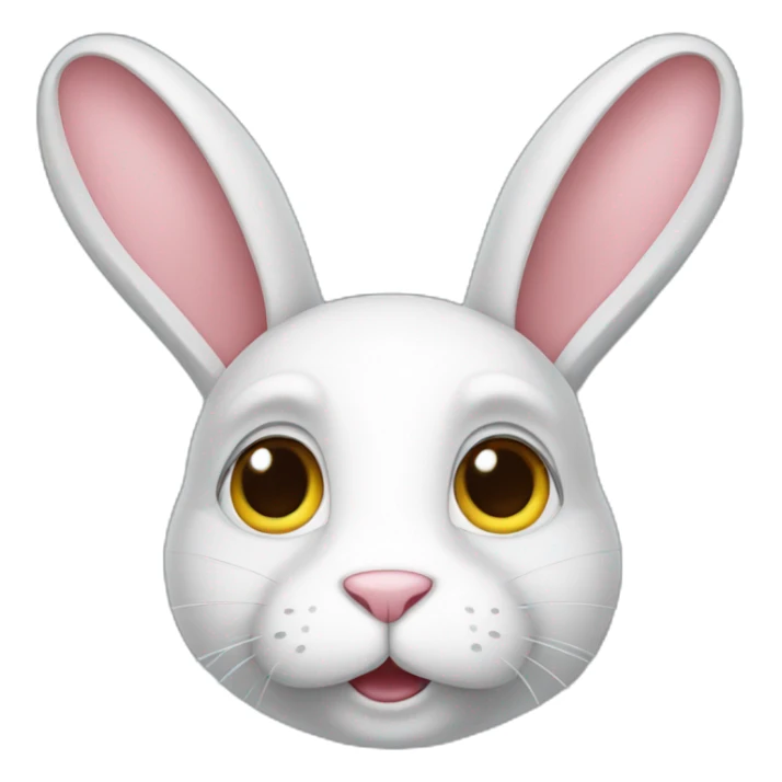 A rabbit who shows he's famous sticker