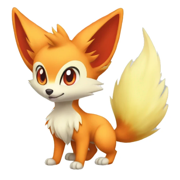  Fennekin-Quilava—Vulpix-Nickit-Fakemon Full body sticker