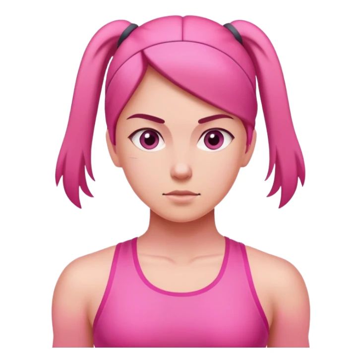 Pink fitness tings  sticker