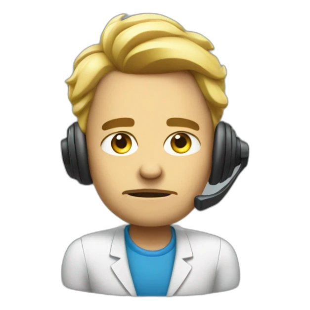 Annoyed teleoperator sticker