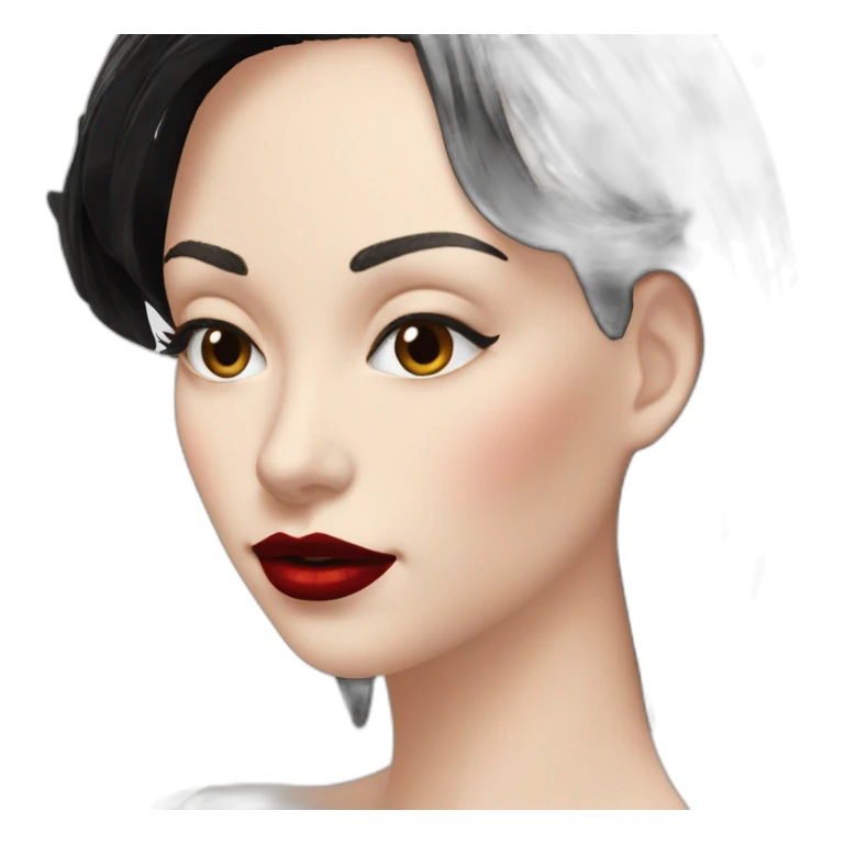 One WEDGE heel LOUBOUTIN black leather PATENT sticker