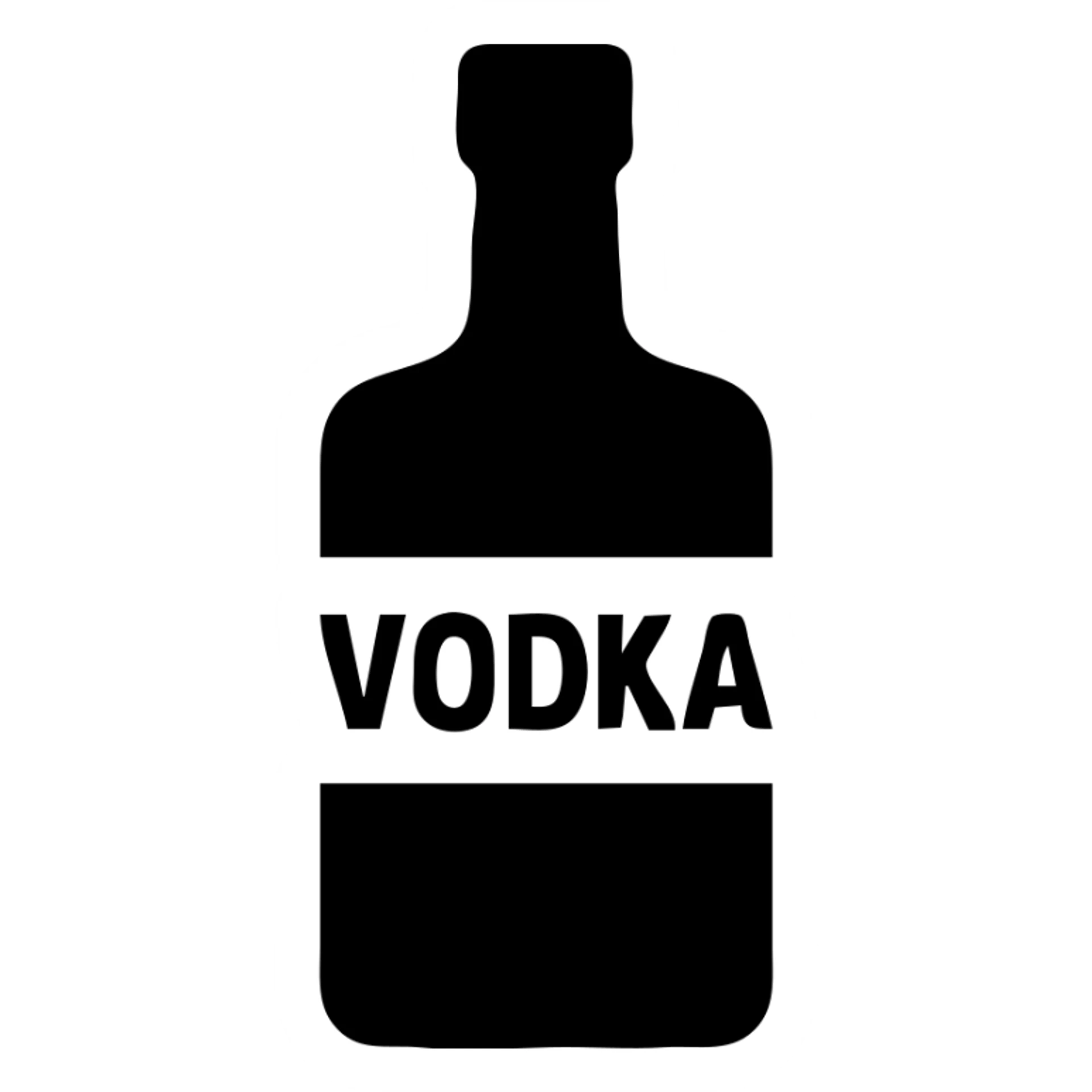 A vodka sticker