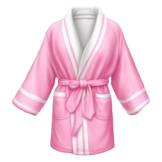 pink Victoria secret robe pink and White  sticker