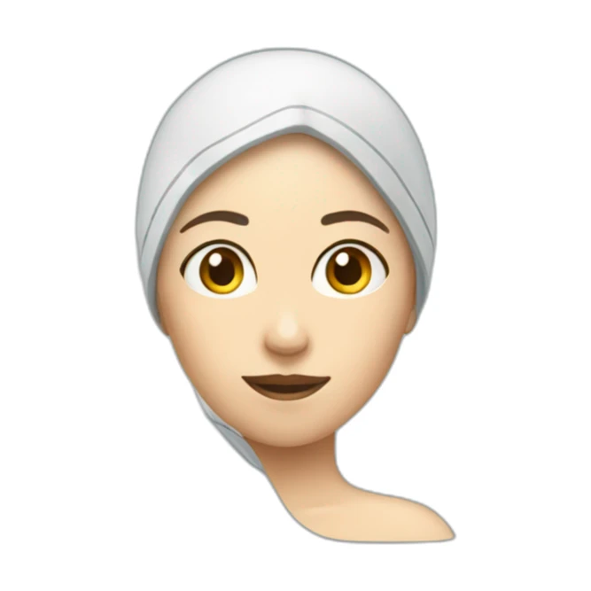 swimming woman sticker