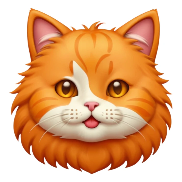 A cute cat emoji blowing a kiss with a little bite sticker