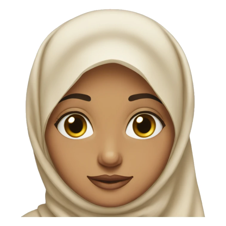 Hijabi-rolling-her-eyes-up sticker