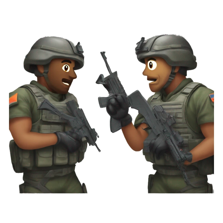 battlefield 4 - two men about to breach a room sticker