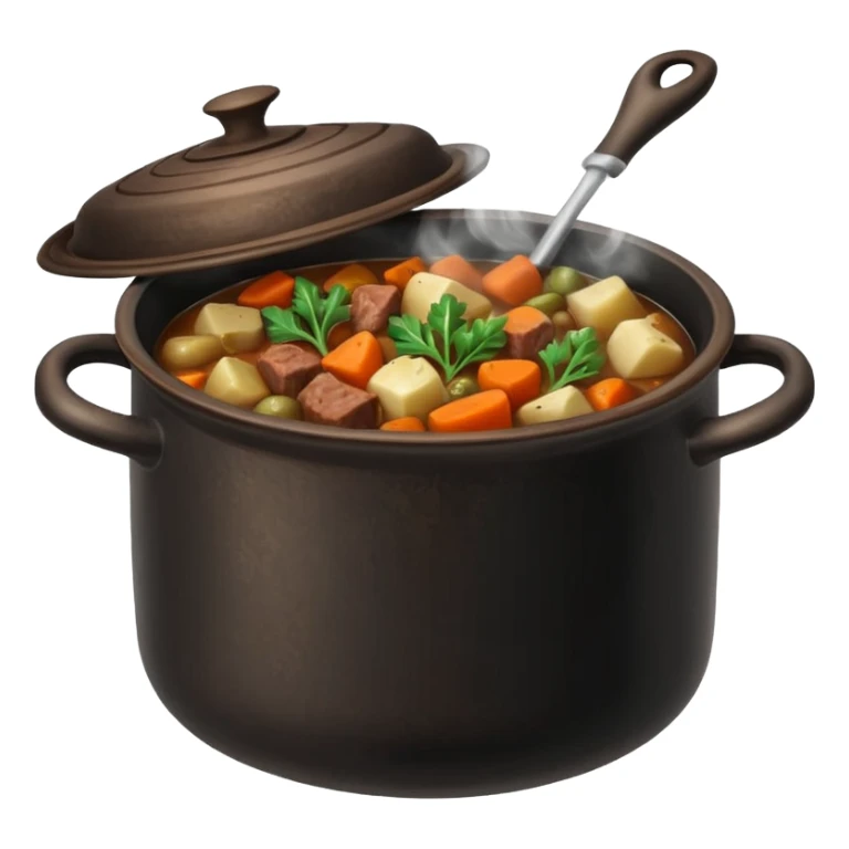 winter food in a nice pot  sticker