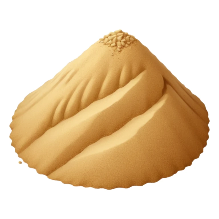 pile of the sand sticker