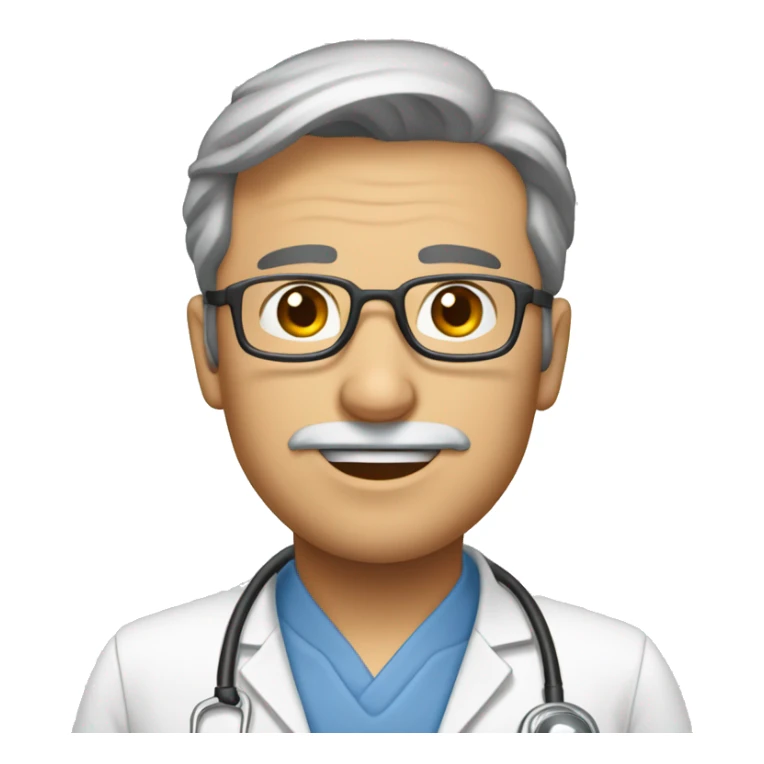 bir doktor ve kimyager tokalaşıyor sticker