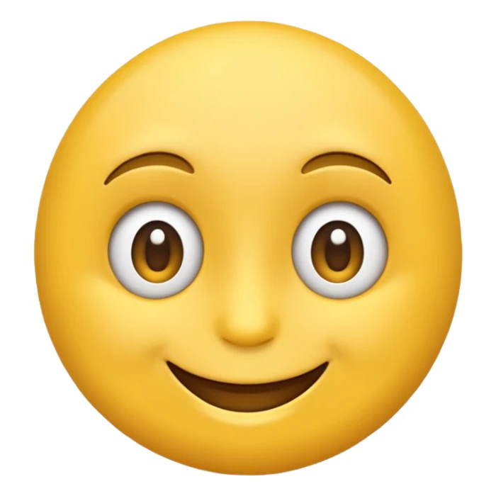 An emoji looking to the left  sticker