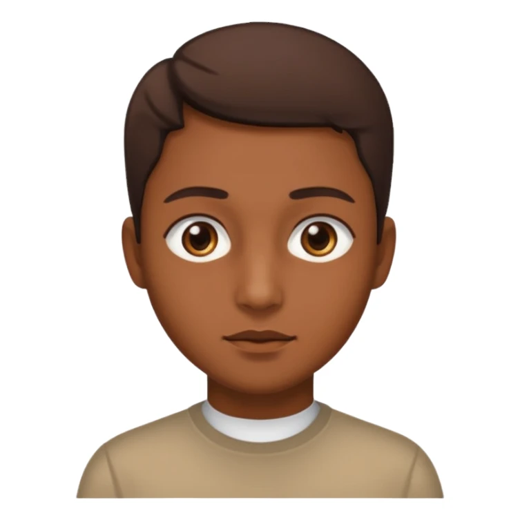 Piel morena, y ojos más achinados sticker