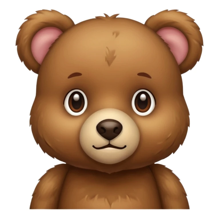 Teddy bears have soft fur and innocent, gentle faces. sticker