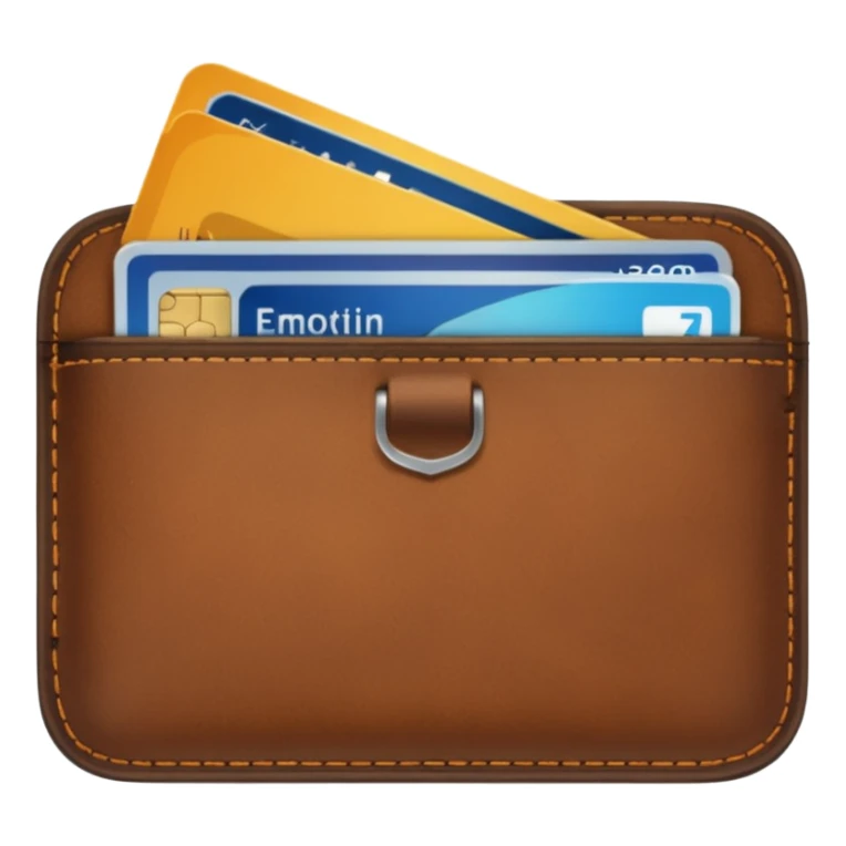 open empty wallet WITHOUT money at all, no money! sticker